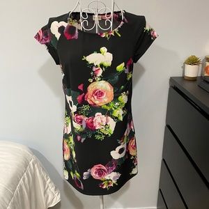 Black floral blouse!